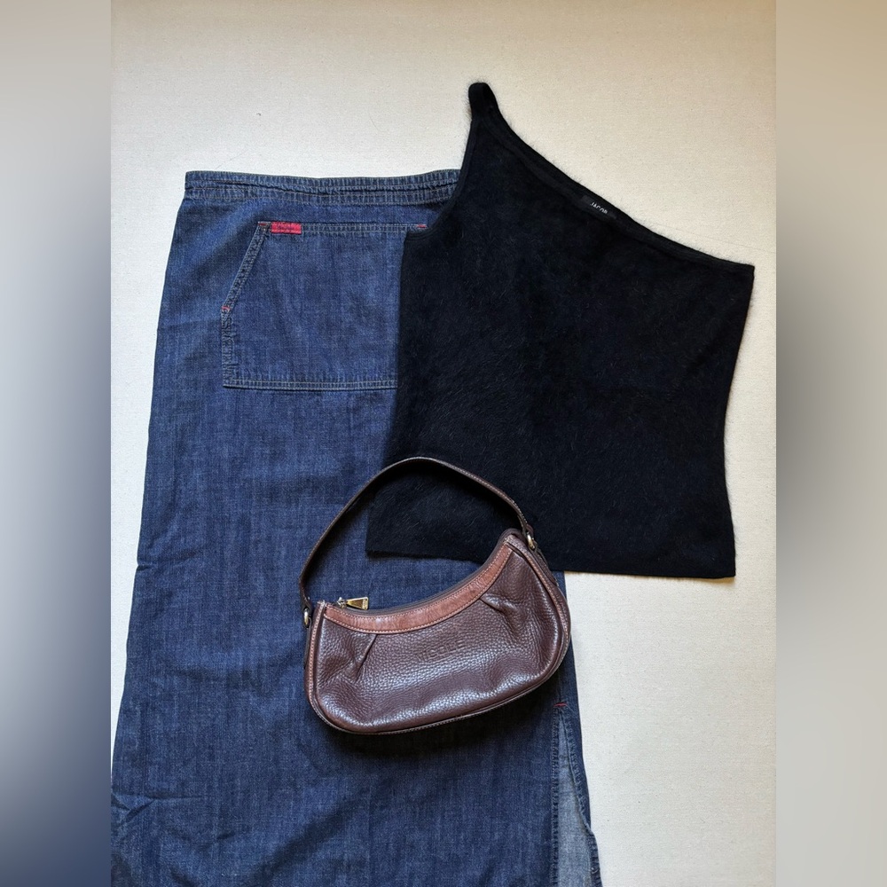 Y2K Vintage Angora Fuzzy Cropped Tank Top